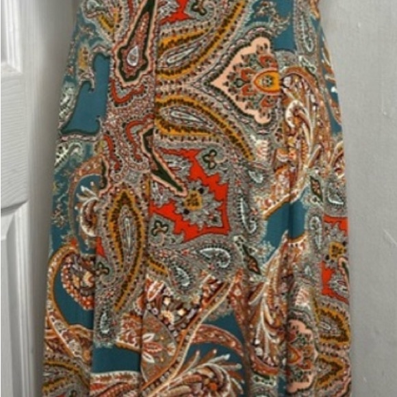 One World Dress For Women Medium Pre Owned In Excellent Condition Paisley Print - Picture 5 of 7